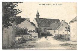 CPA POLOGNE SEGRY RUE DE  L EGLISE  RARE BELLE CARTE !! - Autres & Non Classés