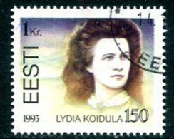 ESTONIA 1993 Koidula Anniversary Used.  Michel 219 - Estonia