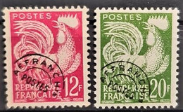 FRANCE 1953/59 - MNH - YT 111, 113 - Préoblitérés - 1953-1960