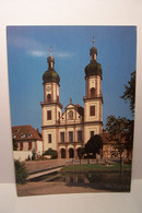 EBERSMUNSTER   - L'Eglise  Abbatiale  - La Façade     -  ( Pas De Reflet Sur L'original ) - Ebersmunster