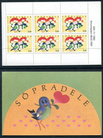 ESTONIA 1993 Greetings Stamp Booklet  MNH / **.  Michel 199 MH - Estonia