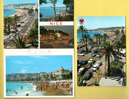 06 - NICE . " LA PROMENADE DES ANGLAIS ", " LA PLAGE " & " MULTI-VUES " . 3 CPM - Réf. N°28128 - - Lotes Y Colecciones