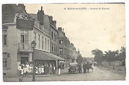 CPA 59 MALO LES BAINS AVENUE DU KURSAAL  RARE BELLE CARTE !! - Malo Les Bains