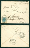 Italy 1896 Letter Sent To Cepin Via Osijek Forwardet To Zagreb Agram Yugoslavia Croatia Letter - Altri & Non Classificati