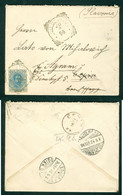 Italy 1896 Letter Sent To Cepin Via Osijek Forwardet To Zagreb Agram Yugoslavia Croatia Letter - Other & Unclassified
