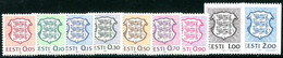 ESTONIA 1991Arms Definitives  MNH / **.  Michel 165-73 - Estonia