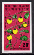 French Afars & Issas 1974 Forest Plants (20f Solanum) Imperf From Limited Printing U/M, As SG 623* - Other & Unclassified