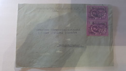 HONGRIE 1950 LETTRE AVEC TIMBRES - Postmark Collection