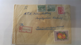 HONGRIE  LETTRE AVEC TIMBRES / RECOMMANDE RALSOPELENZ - Postmark Collection