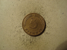 MONNAIE ALLEMAGNE 5 PFENNIG 1950 D - 5 Pfennig