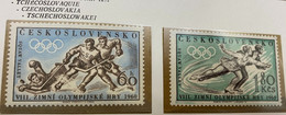 Cecoslovacchia - Squaw Valley 1960 - Winter Olimpic Games / Sports / Giochi Olimpici - Set MNH - Invierno 1960: Squaw Valley