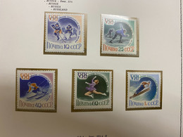 Russia - Squaw Valley 1960 - Winter Olimpic Games / Sports / Giochi Olimpici - Set MNH - Inverno1960: Squaw Valley