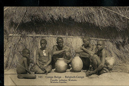 Carte Neuve  N° 61 Vue 101: Famille Indigène Wahutu - Entiers Postaux