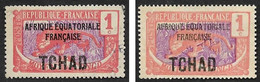 TCHAD  1924 -    YT 19   écriture Grasse Et écriture Maigre - Oblitérés - Unused Stamps