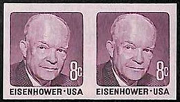 94785a - USA - STAMPS - SC # 1402a IMPERF PAIR - MNH   Eisenhower - Variétés, Erreurs & Curiosités