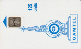 Gambia, GAM-06A, 125 Units, Logo - Blue (Matt - Red CN), SN : C41043777, 2 Scans - Gambia