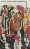 Gambia, GAM-10, 125 Units, Young Girl In Colourful Dress (Old Schlumberger Logo), 2 Scans.   12 Mm CN (long) - Gambie