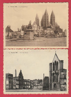 Tournai 1940 ... Destructions , Bombardement - 4 Cartes Postales - Tournai