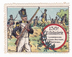 Vignette Militaire Delandre - 138ème Régiment D'infanterie - Militair