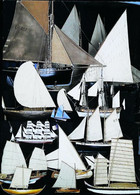 ►  Carte Postale   Composition De Voiles Musée Marine PARIS VOILIERS Sailboats - Bâteaux