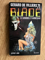 BLADE  N° 71    LE SOMMEIL D’AMNESIAH    Jeffrey LORD    1991 Tbe - Plon