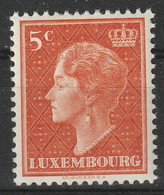 Luxemburg Y/T 413A (**) - 1948-58 Charlotte De Profil à Gauche
