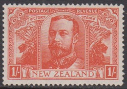 1920. New Zealand. Victory Issue 1/-  Hinged. (MICHEL 160) - JF411436 - Unused Stamps