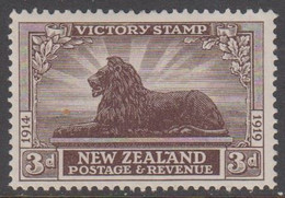 1920. New Zealand. Victory Issue 3 D Hinged. (MICHEL 158) - JF411439 - Neufs