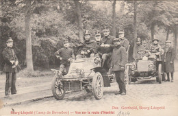 Leopoldsburg ( Camp De Beverloo ), Vue Sur La Route D' Hechtel  ,( Auto , Oldtimer ) - Leopoldsburg (Camp De Beverloo)