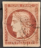 FRANCE 1849 - Canceled - YT 6 - Douteux! - 1849-1850 Ceres