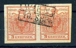 3Kr Pár, Wien - ...-1867 Prefilatelia