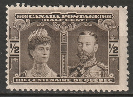 Canada 1908 Sc 96  MLH* Some Disturbed Gum - Ungebraucht