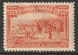 Canada 1908 Sc 102 Mi 90 Yt 91 MH* Some Disturbed Gum - Neufs