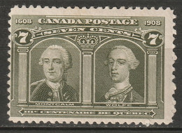 Canada 1908 Sc 100  MH* - Nuovi