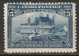 Canada 1908 Sc 99  MH* Disturbed Gum - Ungebraucht