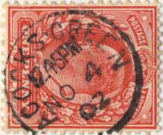 GB  - KEVII 1902 (Nov 4) - " ACOCKS-GREEN " (W.-Midlands) CDS On SG219 - Usados