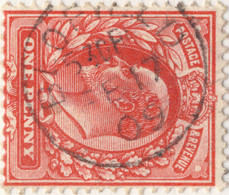 GB  - KEVII 1909 (Feb 17) " BLOFIELD " (Norfolk) Thimble CDS On SG219 - Usati