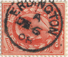 GB  - KEVII 1908 (Dec 6) " ERDINGTON " (Warwickshire) Thimble CDS On SG219 - Used Stamps