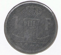 LEOPOLD III * 1 Frank 1944 Vlaams/frans  * Z.Fraai / Prachtig * Nr 10222 - 1 Frank