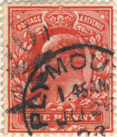 GB  - KEVII 1902 (Jun 26) - " PLYMOUTH " (Devon) CDS On SG219 - Usados