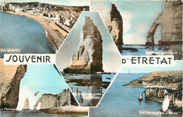 CPSM Souvenir D'Etretat-Multivues   L141 - Etretat