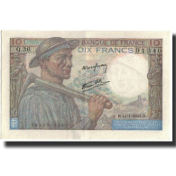 France, 10 Francs, Mineur, 1943-01-14, SUP, Fayette:8.7, KM:99b - 10 F 1941-1949 ''Mineur''