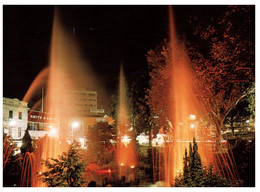 (BB 7) New Zealand - Dunedin Star Fountain At Night - New Zealand