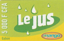 Gabon, GA-MAN-REF-0002_200501, Mango - Le Jus - Green, Exp. 24/01/2005, 2 Scans. - Gabon