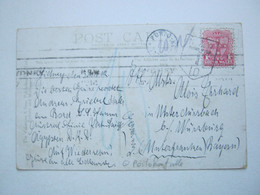 1912 , Taxkarte Nach Deutschland Mit Stempel : PORTOKONTROLLE - Lettres & Documents