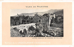 PIE-T-GB-19-2342 : VUE DE PALESTINE. ENTREE ROMAINE DE CESAREE DE PHILIPPE. EDITION CHOCOLAT D'AIGUEBELLE - Palestine