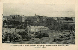 Poitiers * Panorama Sur La Vallée De La Boivre * Gare * Ligne Chemin De Fer Maine Et Loire * La Caserne - Poitiers