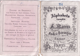 Alphabets Variés A. ROUYER André Beranger, Editeur 120 Rue St Denis PARIS - Complet - Literature