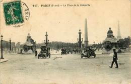 Paris * 8ème * La Place De La Concorde * Automobile Voiture Ancienne - Paris (08)