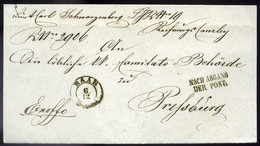 GYŐR 1855. Szép Ex Off Boríték Pozsonyba Küldve - ...-1867 Prephilately